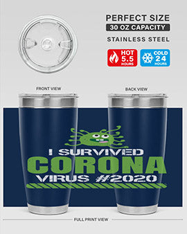 i survived coronavirus Style 33#- corona virus- Tumbler