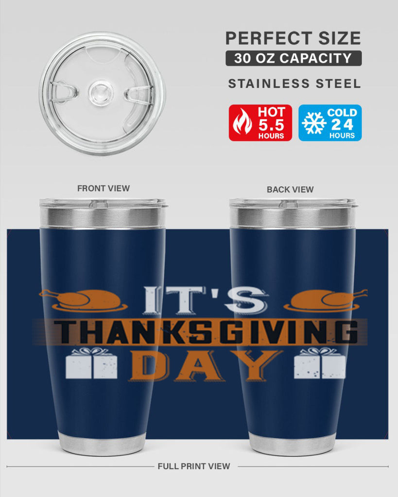 its thanksgiving day 26#- thanksgiving- Tumbler