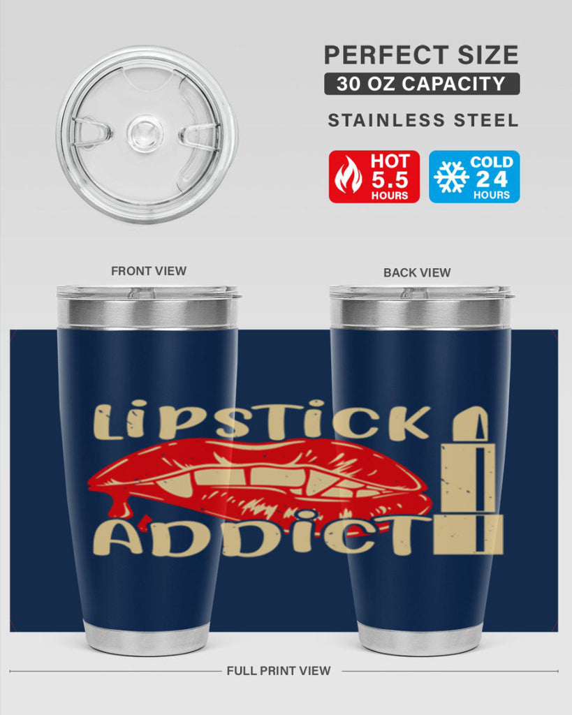 lipstick addict Style 197#- make up- Tumbler
