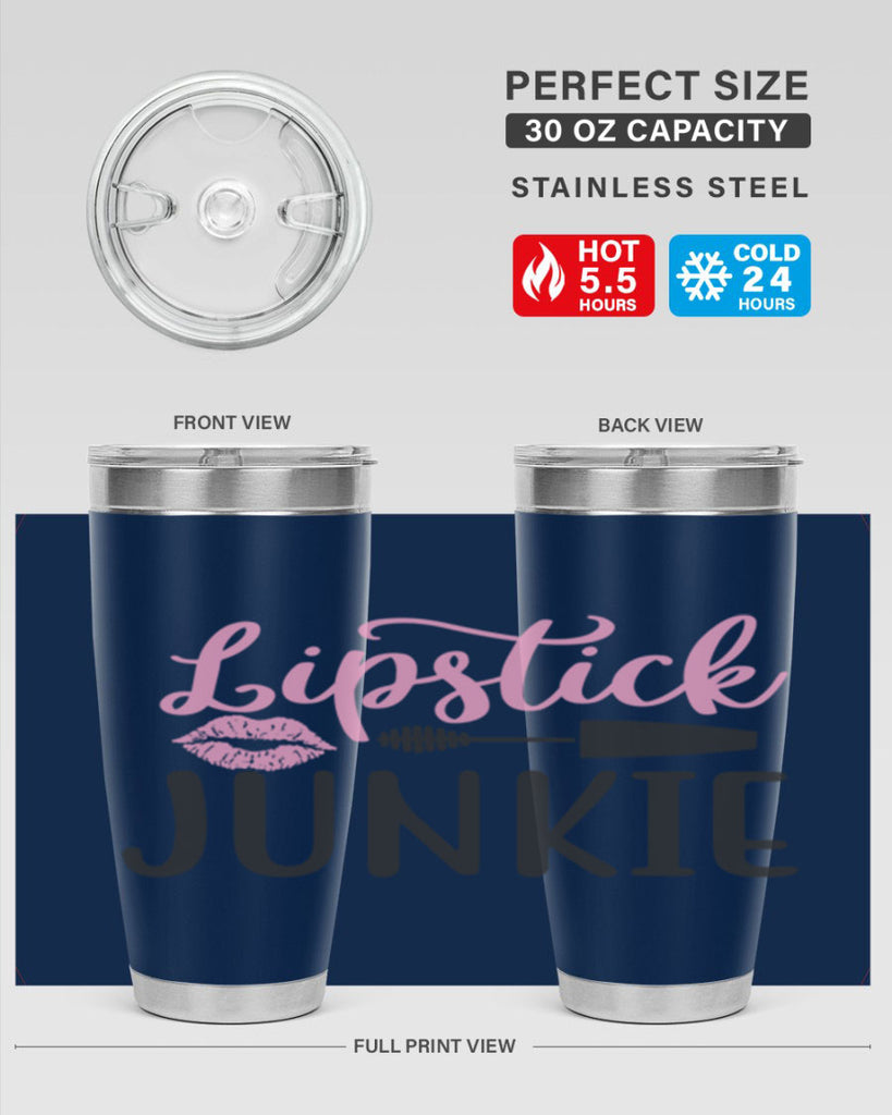 lipstick junkie Style 154#- make up- Tumbler