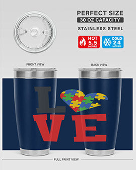 love Style 29#- autism- Tumbler