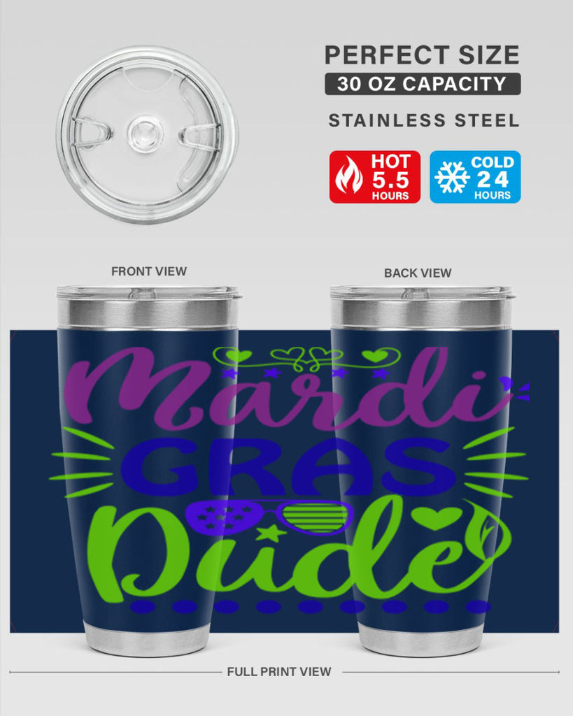 mardi gras dude 9#- mardi gras- Tumbler