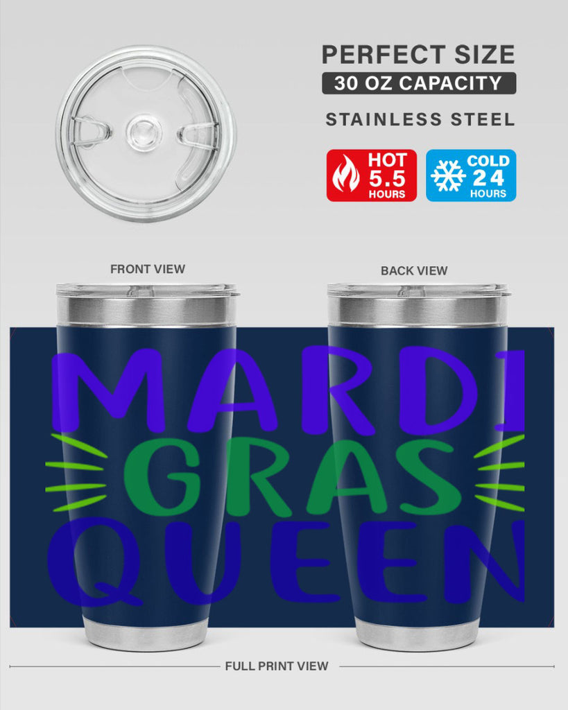 mardi gras queen 7#- mardi gras- Tumbler
