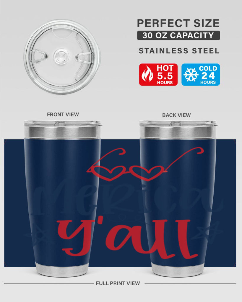 merica y all Style 82#- Fourt Of July- Tumbler