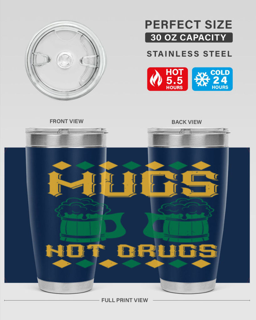 mugs not drugs 59#- beer- Tumbler