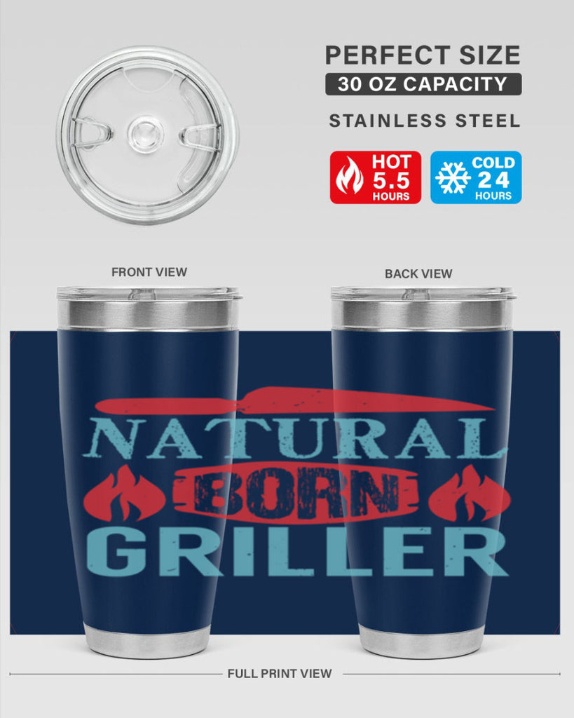 natural born griller 19#- bbq- Tumbler