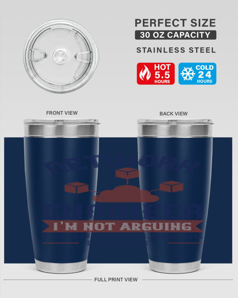 network engineer I am not arguing Im just explaining im right Style 42#- engineer- tumbler