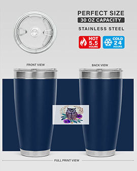 owl 17#- owl- Tumblers