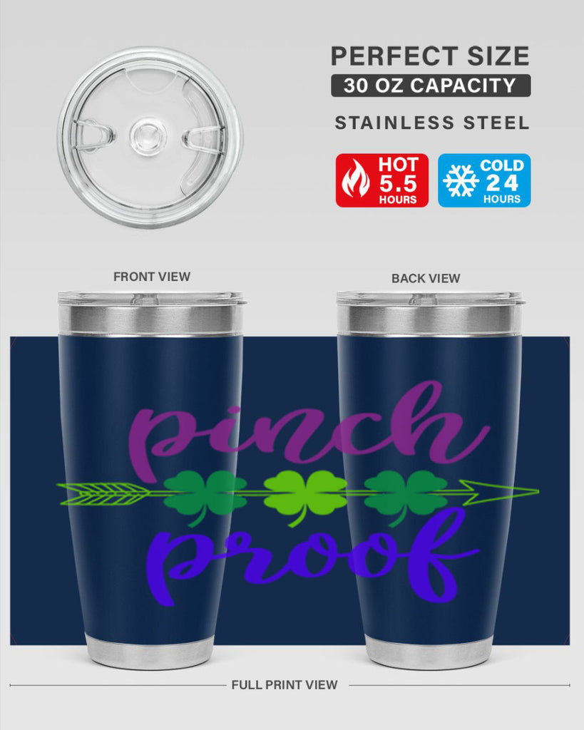 pinch proof 3#- mardi gras- Tumbler