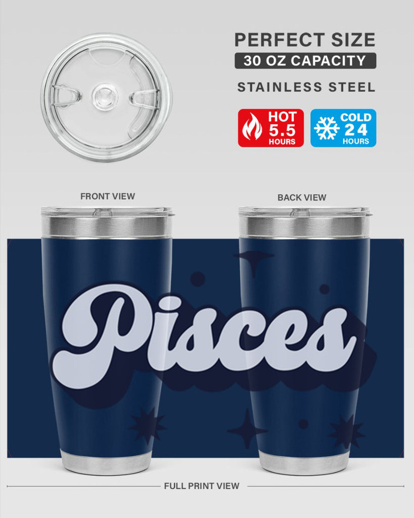 pisces 354#- zodiac- Tumbler