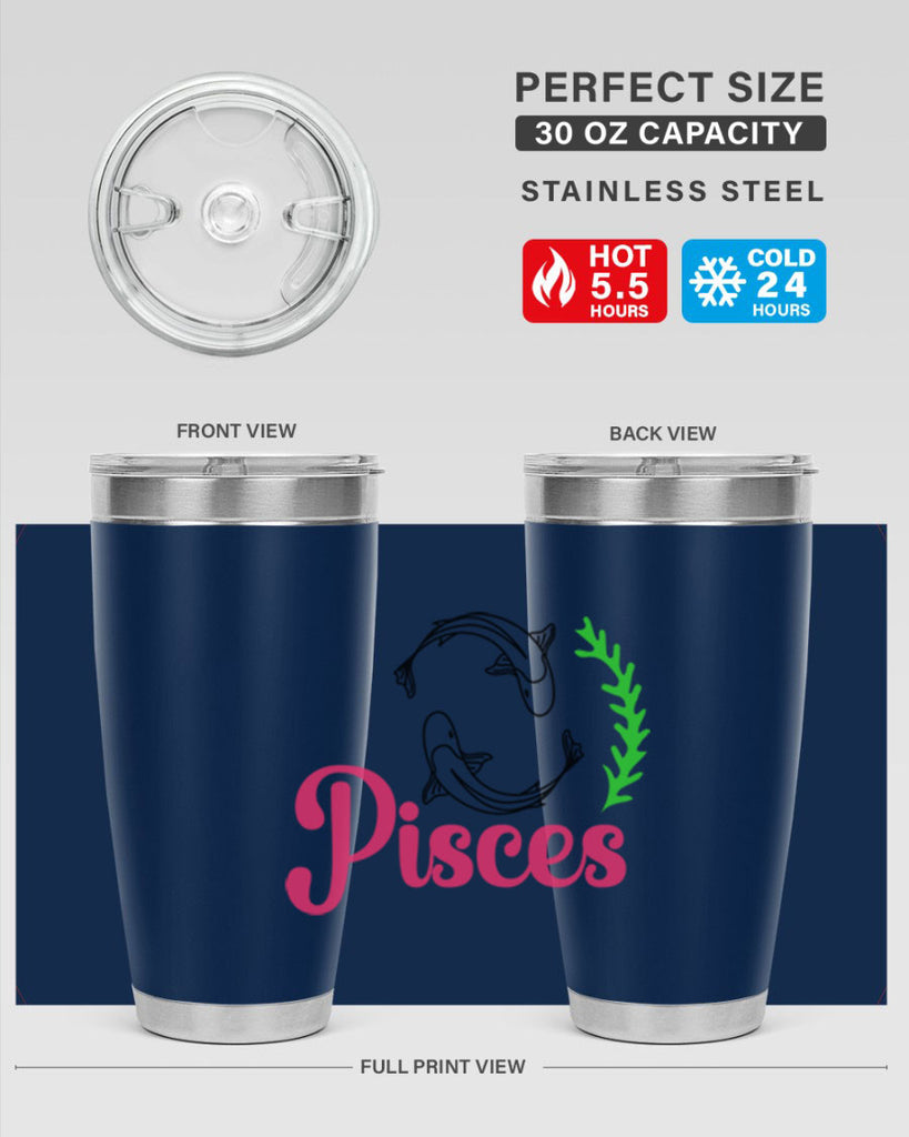 pisces 372#- zodiac- Tumbler