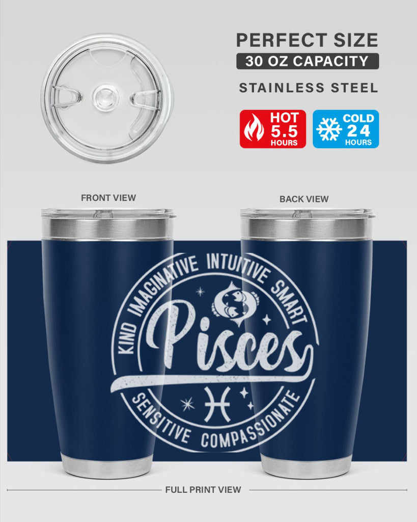 pisces 374#- zodiac- Tumbler
