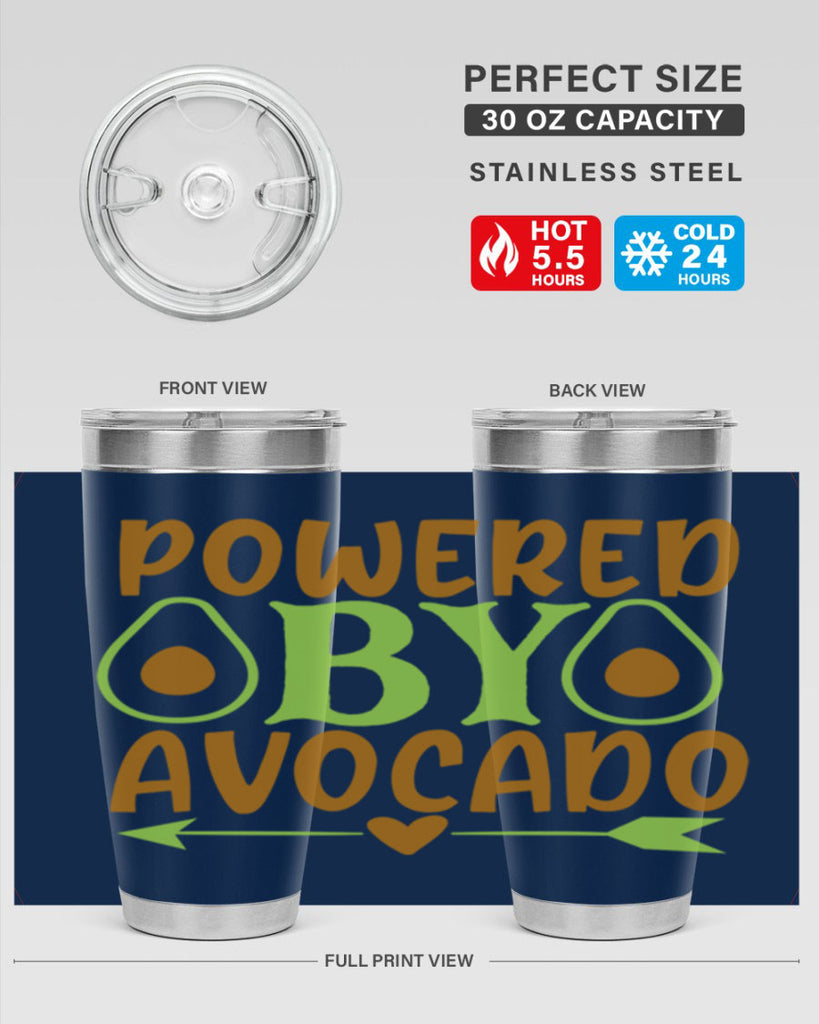 powered by avocado 3#- avocado- Tumbler