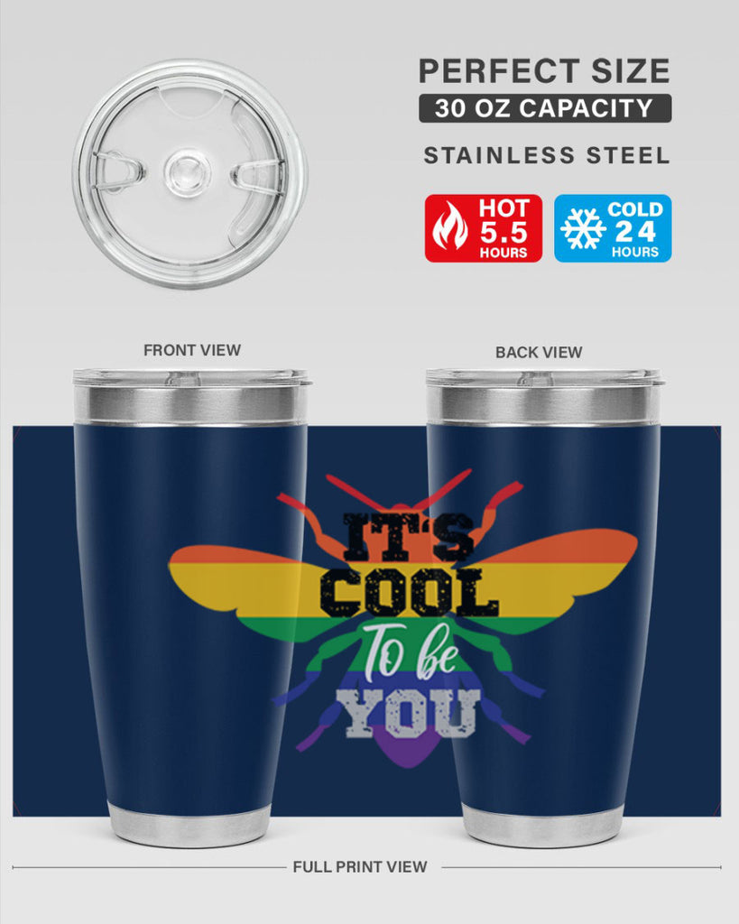 pride bee cool 70#- lgbt- Tumbler