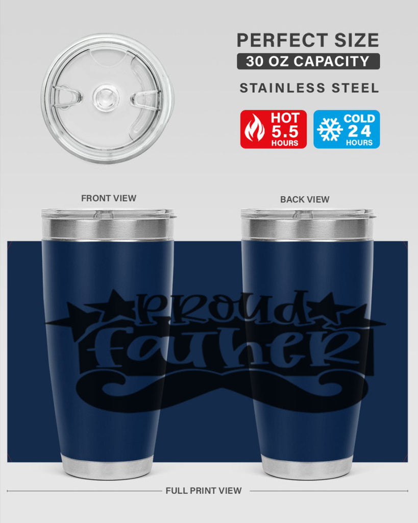 proud father 21#- fathers day- Tumbler