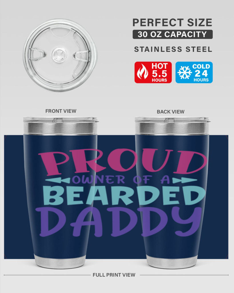 proud owner of a bearded daddy Style 202#- baby- tumbler