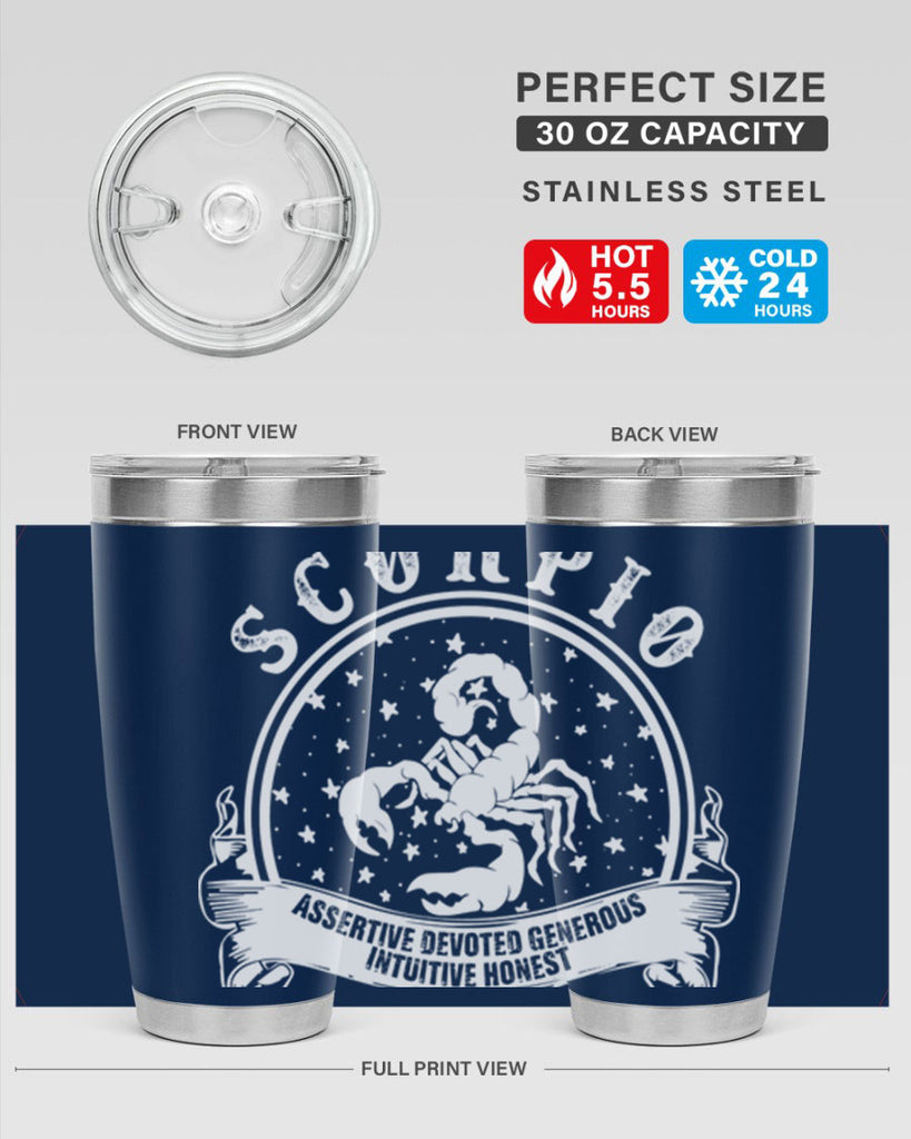 scorpio 30#- zodiac- Tumbler