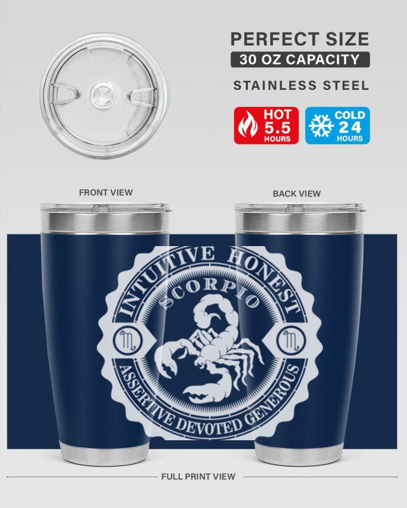 scorpio 32#- zodiac- Tumbler