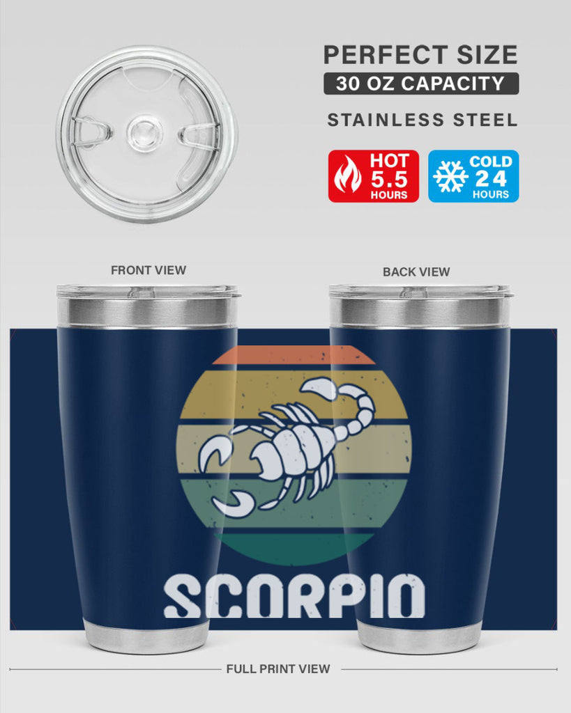 scorpio 451#- zodiac- Tumbler