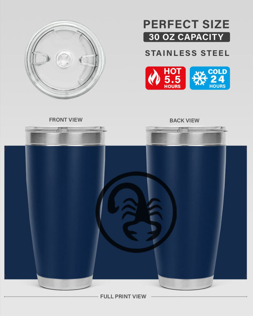 scorpio 452#- zodiac- Tumbler