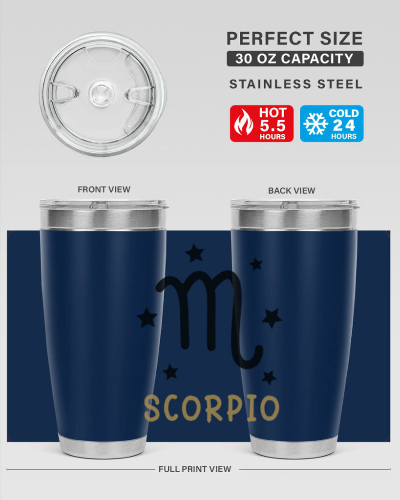 scorpio 455#- zodiac- Tumbler