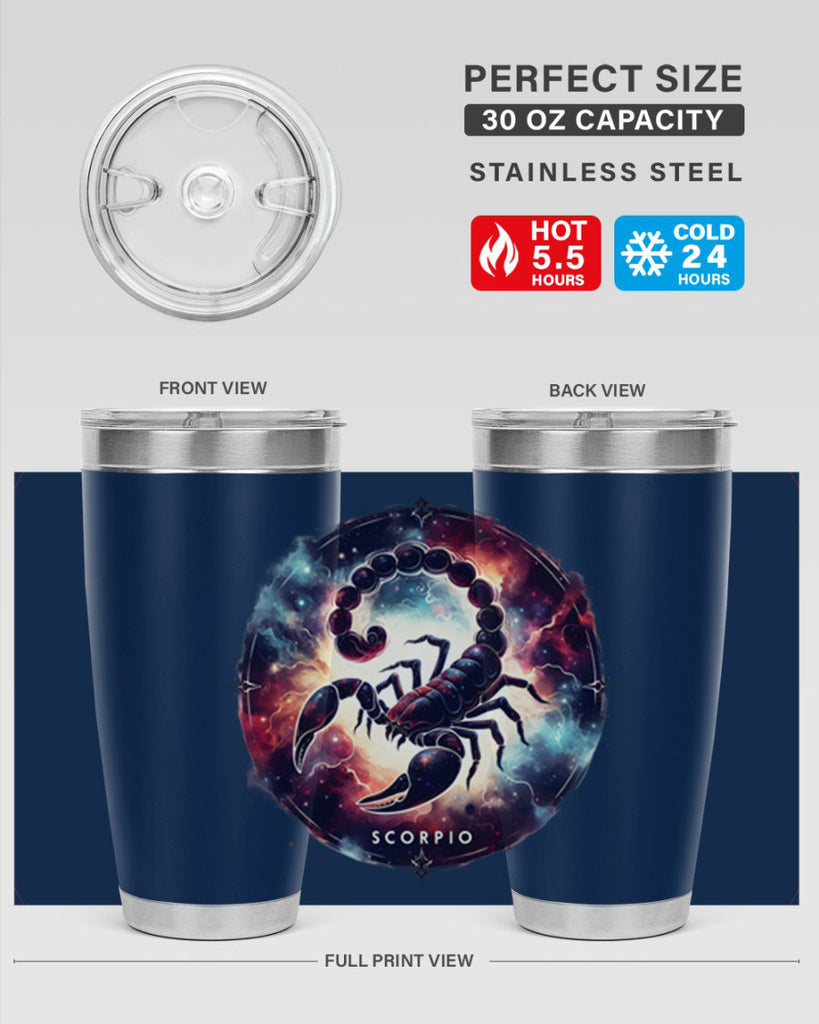 scorpio 460#- zodiac- Tumbler