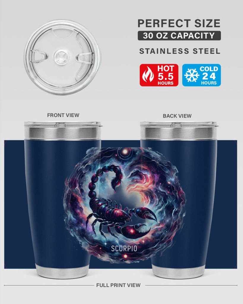scorpio 461#- zodiac- Tumbler