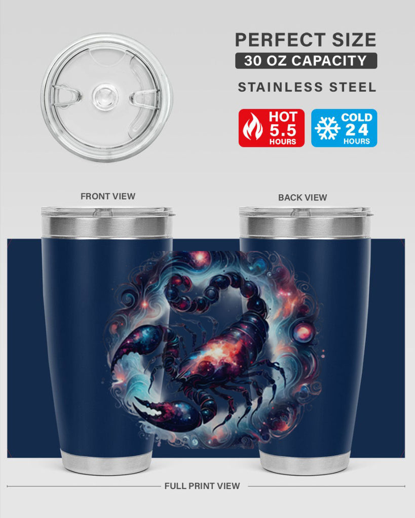 scorpio 462#- zodiac- Tumbler