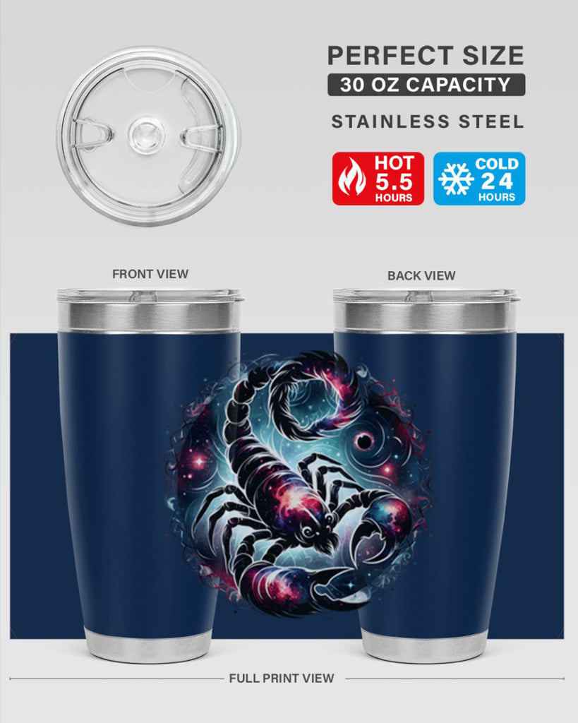 scorpio 463#- zodiac- Tumbler