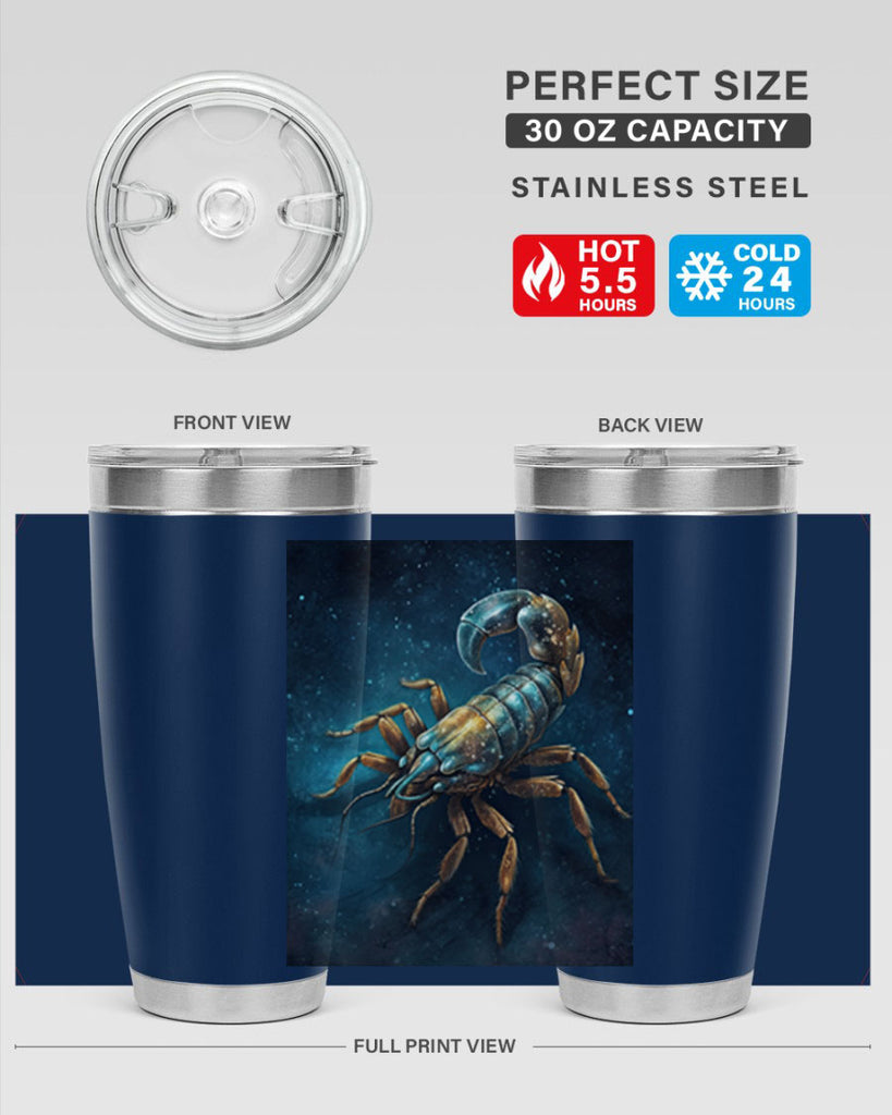 scorpio 46#- zodiac- Tumbler