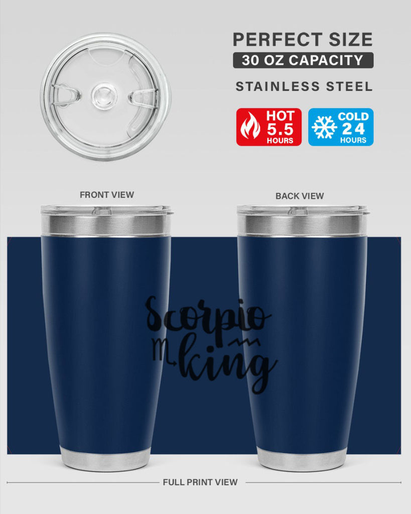 scorpio king 433#- zodiac- Tumbler