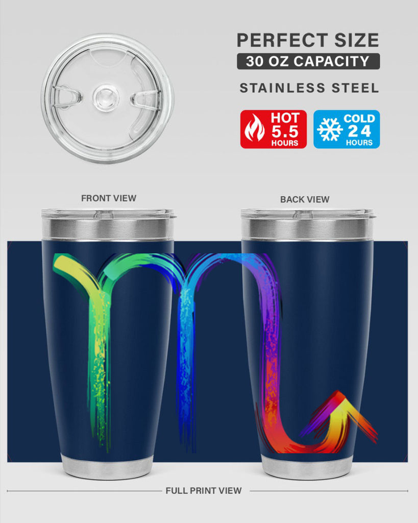 scorpio n 464#- zodiac- Tumbler