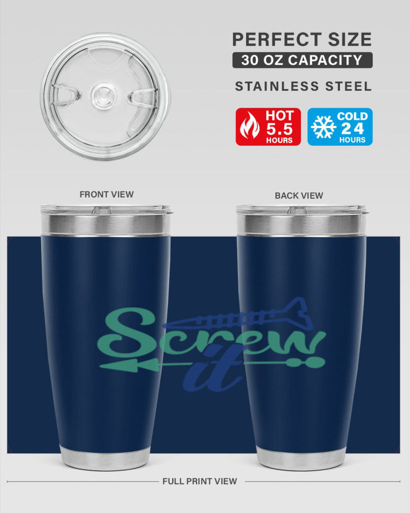 screw it 167#- wine- Tumbler