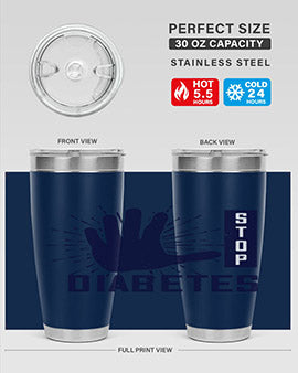stop diabetes Style 12#- diabetes- Tumbler