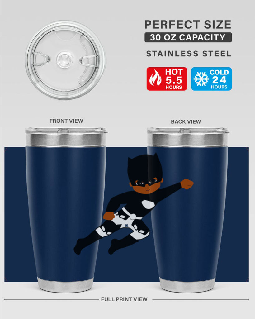 super kid 13#- black men - boys- tumbler