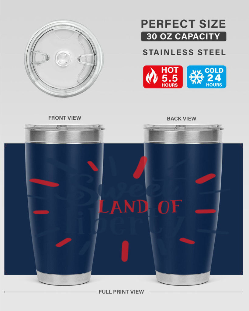 sweet land of liberty Style 7#- Fourt Of July- Tumbler