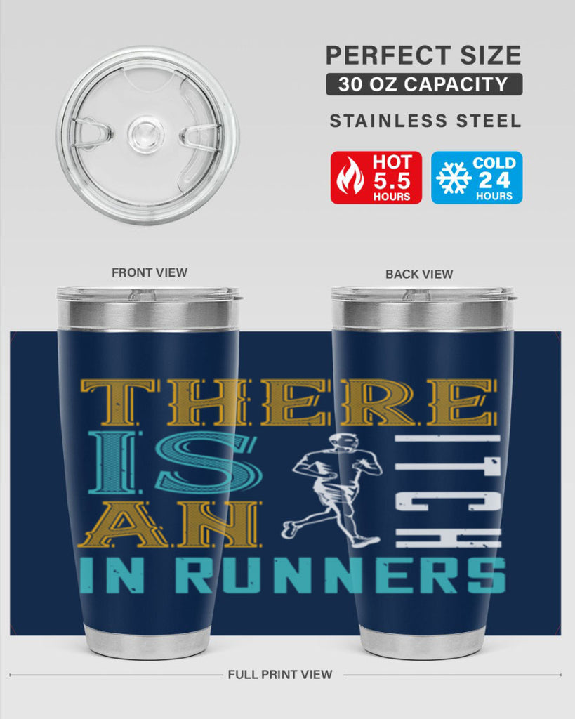 there is an itch in runners 9#- running- Tumbler