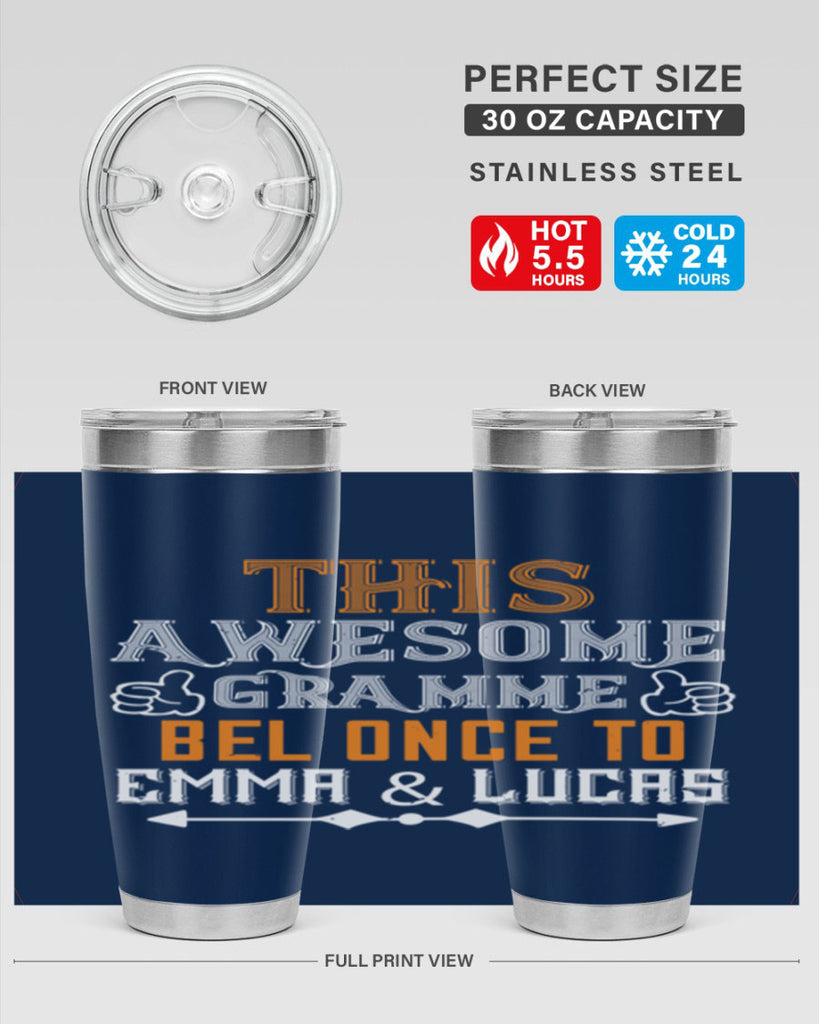 this awesomegramme 4#- grandpa - papa- Tumbler