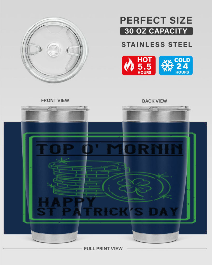top o mornin happy st patrick’s day Style 8#- St Patricks Day- Tumbler
