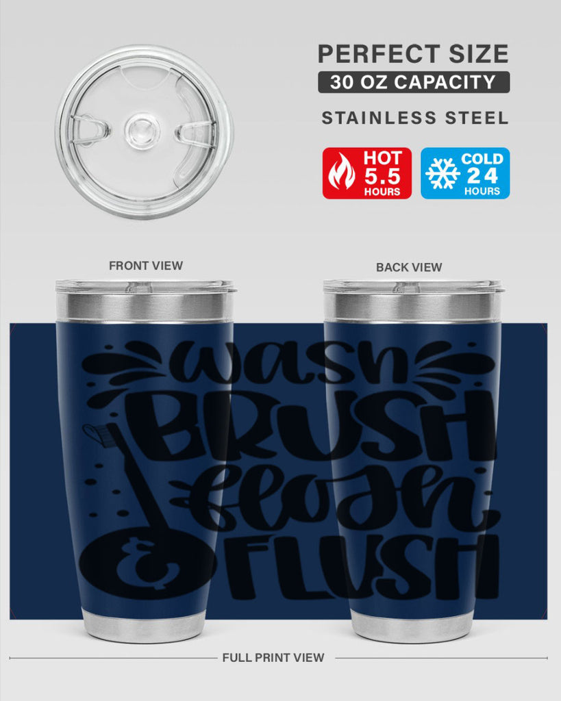 wash brush flosh flush 9#- bathroom- Tumbler