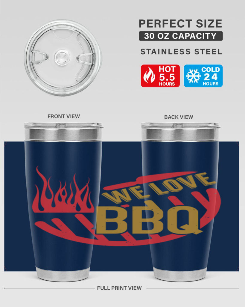 we love bbq 7#- bbq- Tumbler
