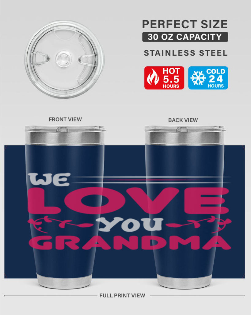 we love you grandma 27#- mom- Tumbler