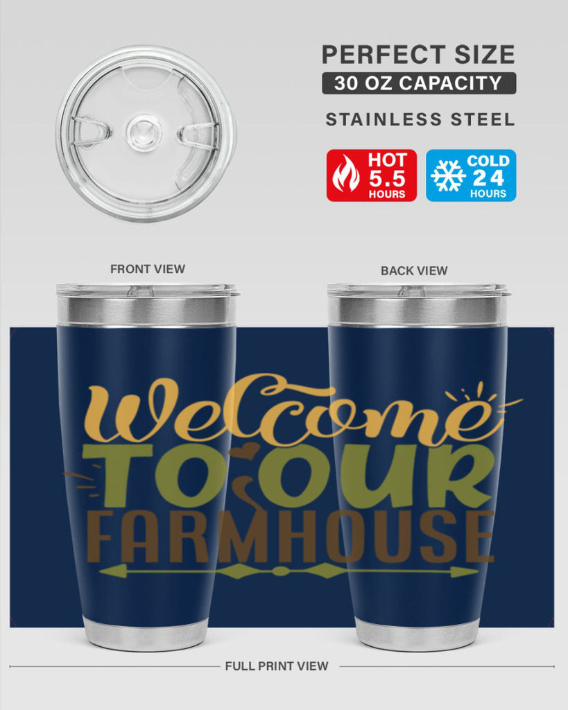 welcome to our farmhouse 2#- farming and gardening- Tumbler