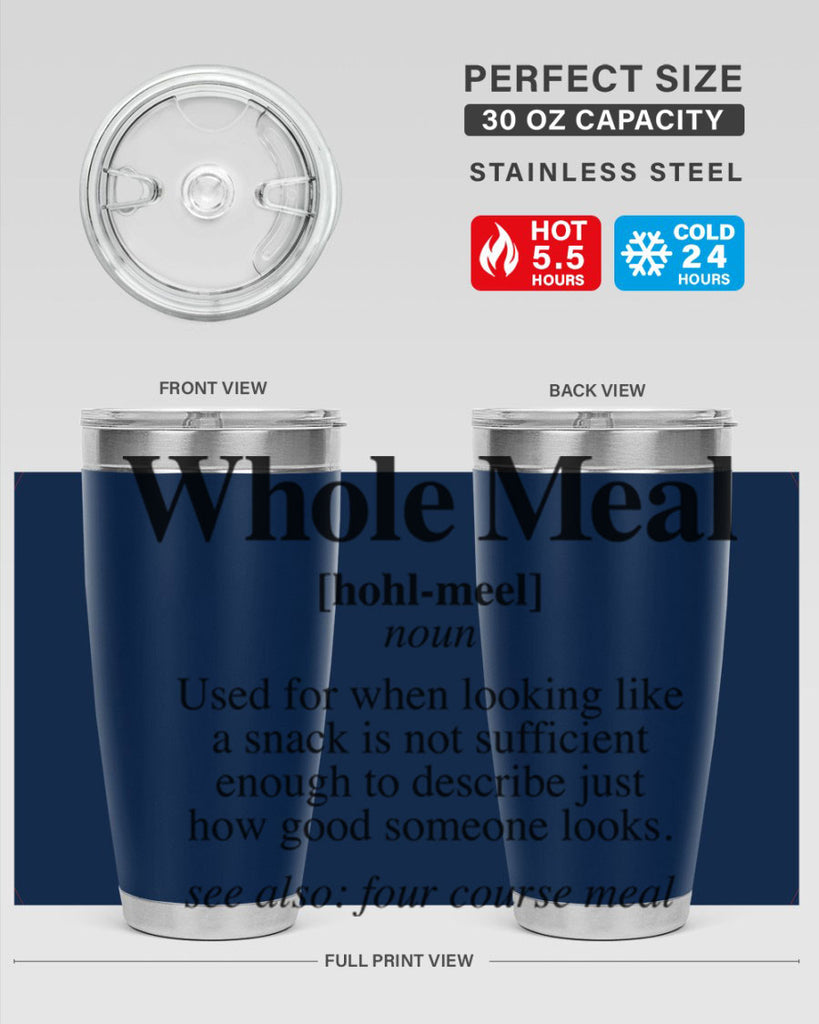 whole meal 10#- black words phrases- Cotton Tank