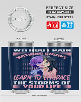 without pain nothing grows learn to embrace the storms of your life288#- anime- Tumbler