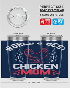 world’s best chicken mom Style 1#- chicken- Tumbler