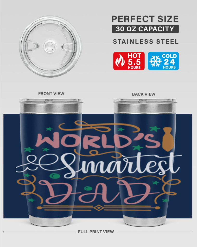 world’s smartest dad 1#- fathers day- Tumbler