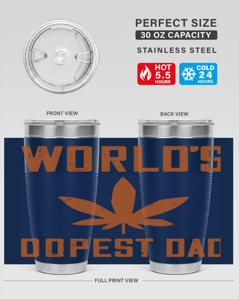 worlds dopest dad 148#- fathers day- Tumbler