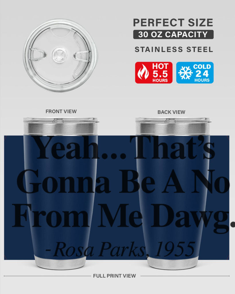 yeah thats gonna be a no from me dawg rosa parks 3#- black words phrases- Cotton Tank
