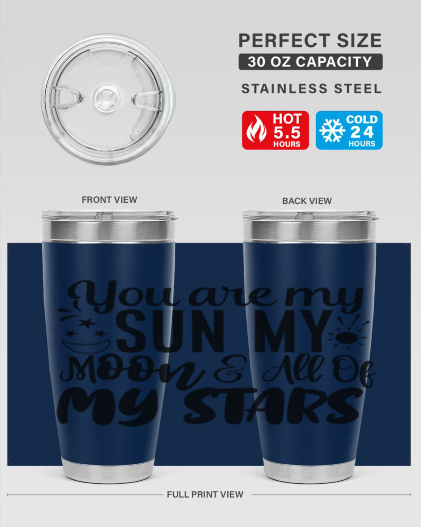 you are my sun my moon all of my stars 4#- family- Tumbler